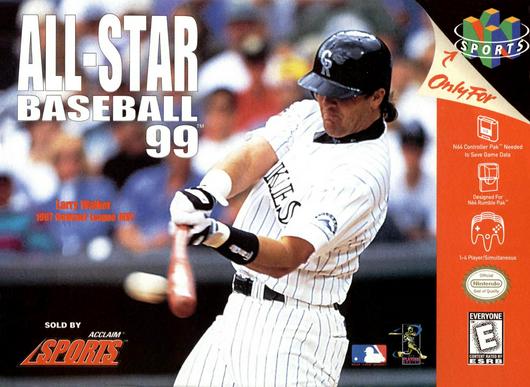 All-Star Baseball 99 Cover Art