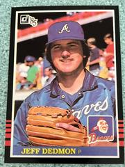 Jeff Dedmon #554 Baseball Cards 1985 Donruss Prices
