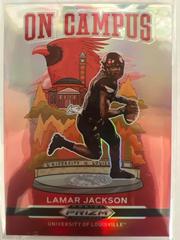Lamar Jackson Football Cards 2021 Panini Prizm Draft Picks On Campus Prices