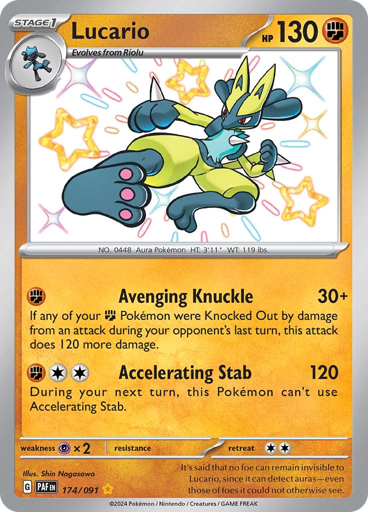 Lucario 174 Prices Pokemon Paldean Fates Pokemon Cards