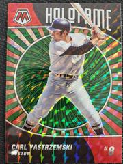 Carl Yastrzemski [Green] Baseball Cards 2022 Panini Mosaic Holofame Prices