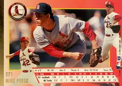 Rear | Mike Perez Baseball Cards 1994 Ultra