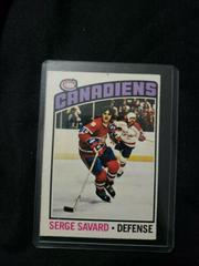 Serge Savard #205 Hockey Cards 1976 O-Pee-Chee Prices