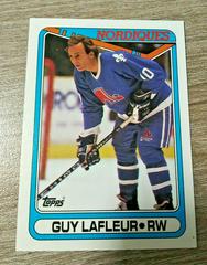 Guy Lafleur #142 Hockey Cards 1990 Topps Prices