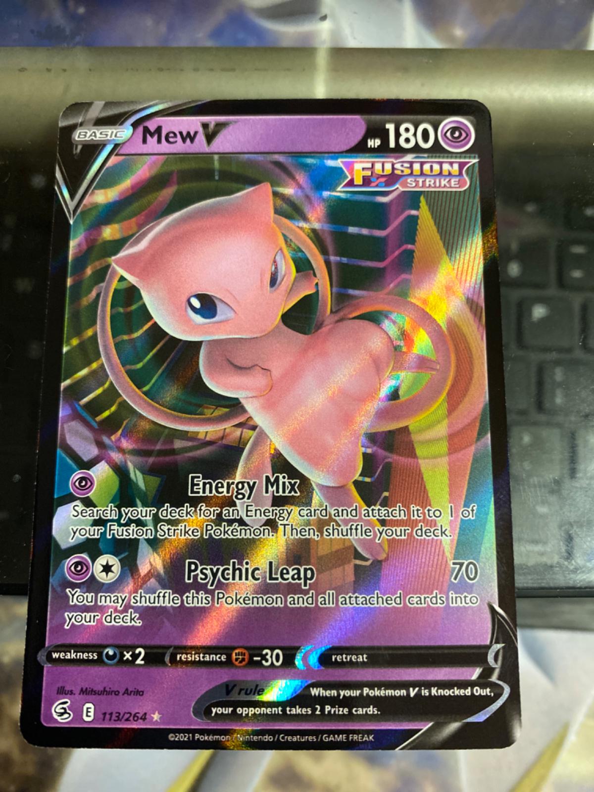 Mew V | Ungraded | Pokemon Fusion Strike