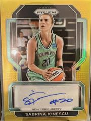Sabrina Ionescu [Gold] #SG-SIU Basketball Cards 2022 Panini Prizm WNBA Signatures Prices