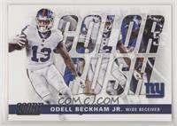 Odell Beckham Jr #19 Football Cards 2017 Panini Score Color Rush Prices