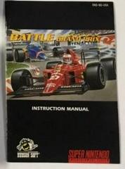 Battle Grand Prix - Manual | Battle Grand Prix Super Nintendo