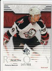 Derek Roy #160 Hockey Cards 2003 SP Authentic Prices