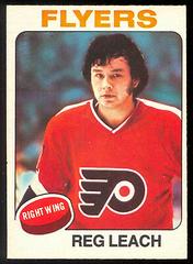 Reg Leach #166 Hockey Cards 1975 O-Pee-Chee Prices