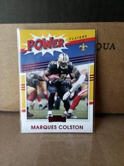 Marques Colston [red] Football Cards 2021 Panini Contenders Power Players Prices