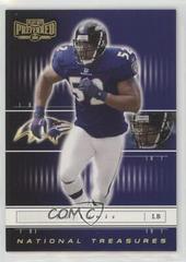 Ray Lewis [National Treasures Gold] #2 Football Cards 2001 Playoff Preferred Prices