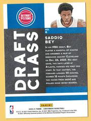 Saddiq Bey [Red] #6 Basketball Cards 2020 Panini Contenders Draft Class Prices