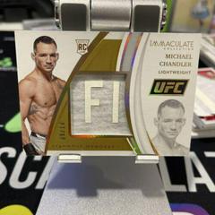 Michael Chandler [Gold] #SM-MCH Ufc Cards 2021 Panini Immaculate UFC Standout Memorabilia Prices