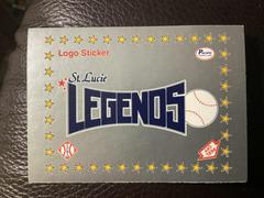 St. Lucie Legends Logo Sticker Baseball Cards 1990 Pacific Senior League Prices