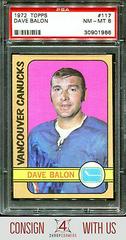 Dave Balon #117 Hockey Cards 1972 Topps Prices