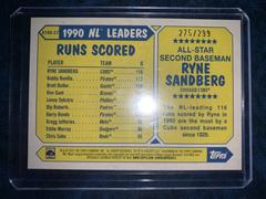 Back | Ryne Sandberg [Black] Baseball Cards 2022 Topps 1987 All Stars