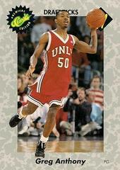 Greg Anthony [Draft Picks Premiere Edition] #7 Basketball Cards 1991 Classic Draft Prices