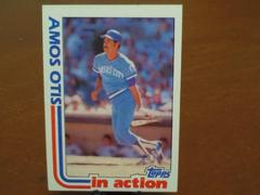 Amos Otis [In Action] #726 Baseball Cards 1982 Topps Prices