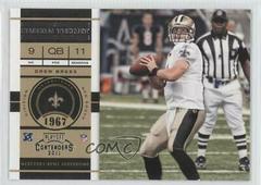 Drew Brees #83 Football Cards 2011 Playoff Contenders Prices