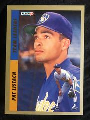 Pat Listach #3 Baseball Cards 1993 Fleer Team Leaders Prices