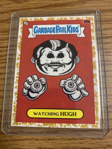 Watching Hugh [Gold] #26a Garbage Pail Kids Book Worms