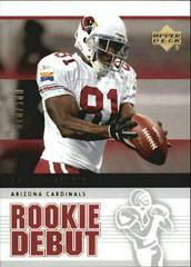 Anquan Boldin [Gold] #3 Football Cards 2005 Upper Deck Rookie Debut Prices