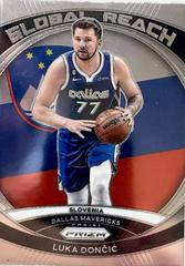 Luka Doncic #1 Basketball Cards 2023 Panini Prizm Global Reach Prices