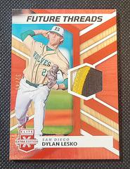 Dylan Lesko [Red] #FT-DL Baseball Cards 2022 Panini Elite Extra Edition Future Threads Prices