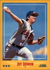 Jeff Dedmon #498 Baseball Cards 1988 Score Glossy Prices