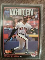 Mark Whiten #23 Baseball Cards 1993 Panini Donruss Triple Play Prices