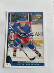 Peter Andersson #71 Hockey Cards 1993 Upper Deck Prices