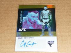 Colby Covington [Gold] Ufc Cards 2022 Panini Chronicles UFC Flux Autographs Prices