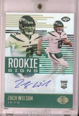 Zach Wilson [Gold] #RS-ZW Football Cards 2021 Panini Illusions Rookie Signs Autographs Prices