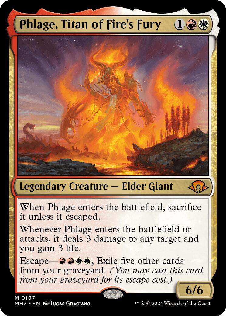 Phlage, Titan of Fire's Fury #197 Magic Modern Horizons 3