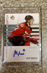 Jack Hughes [Autograph] Hockey Cards 2019 SP Authentic Prices