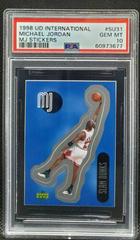 Michael Jordan #SU31 Basketball Cards 1998 Upper Deck International MJ Stickers Prices