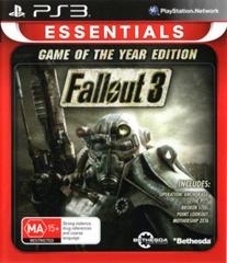 Fallout 3 [Game Of The Year Essentials] PAL Playstation 3 Prices