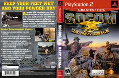 Slip Cover Scan By Canadian Brick Cafe | SOCOM US Navy Seals Playstation 2