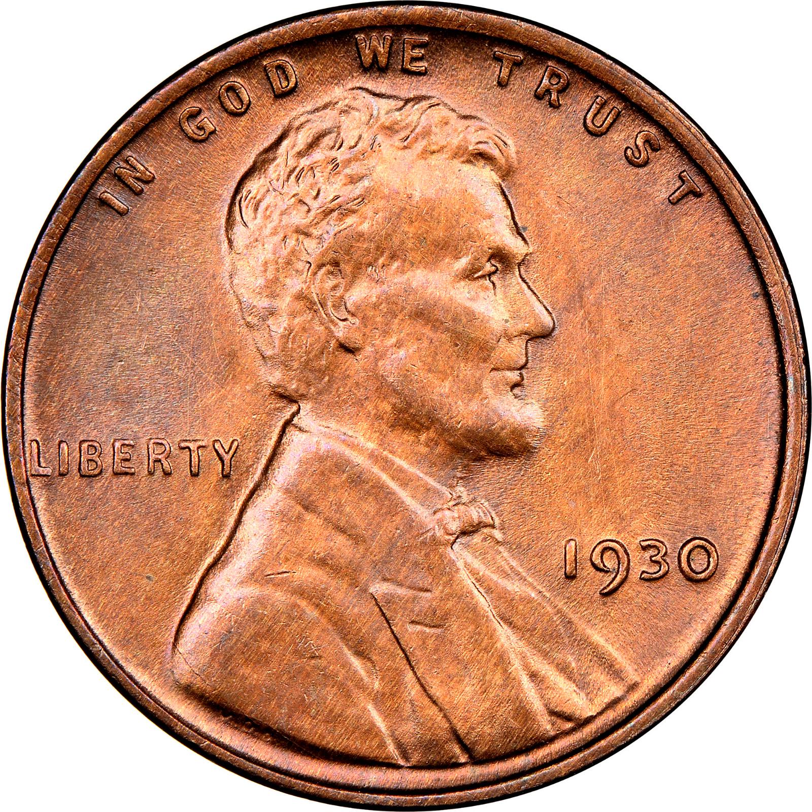 1930 Coins Lincoln Wheat Penny