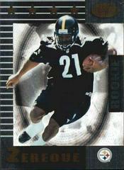 Amos Zereoue #214 Football Cards 1999 Leaf Certified Prices