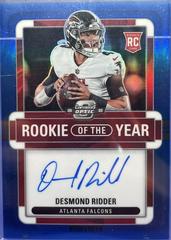 Desmond Ridder [Rookie of the Year Autograph Blue] #ROY-DR Football Cards 2022 Panini Contenders Optic Rookie of the Year Prices