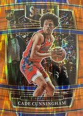 Cade Cunningham [Orange Flash Prizm] Basketball Cards 2021 Panini Select Prices