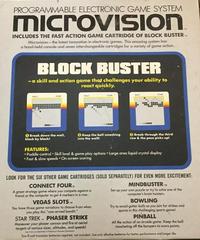 Reverse Box Art | Block Buster Microvision