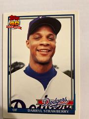 Darryl Strawberry Baseball Cards 1991 Topps Traded Tiffany Prices