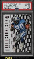 Barry Sanders [Red] Football Cards 2018 Panini Illusions Illusionists Prices