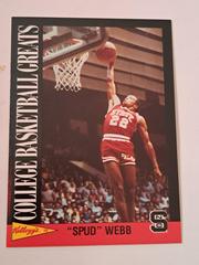 SPUD WEBB #15/18 Basketball Cards 1992 Kellogg's Raisin Bran College Greats Prices