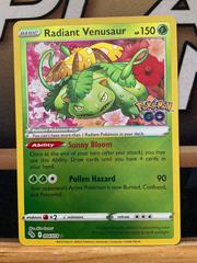 Front Of Card | Radiant Venusaur Pokemon Go