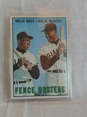 Fence Busters [Willie Mays, Willie McCovey] Baseball Cards 1967 Topps Prices