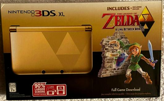 Nintendo 3DS XL Zelda Link Between Worlds Limited Edition Cover Art